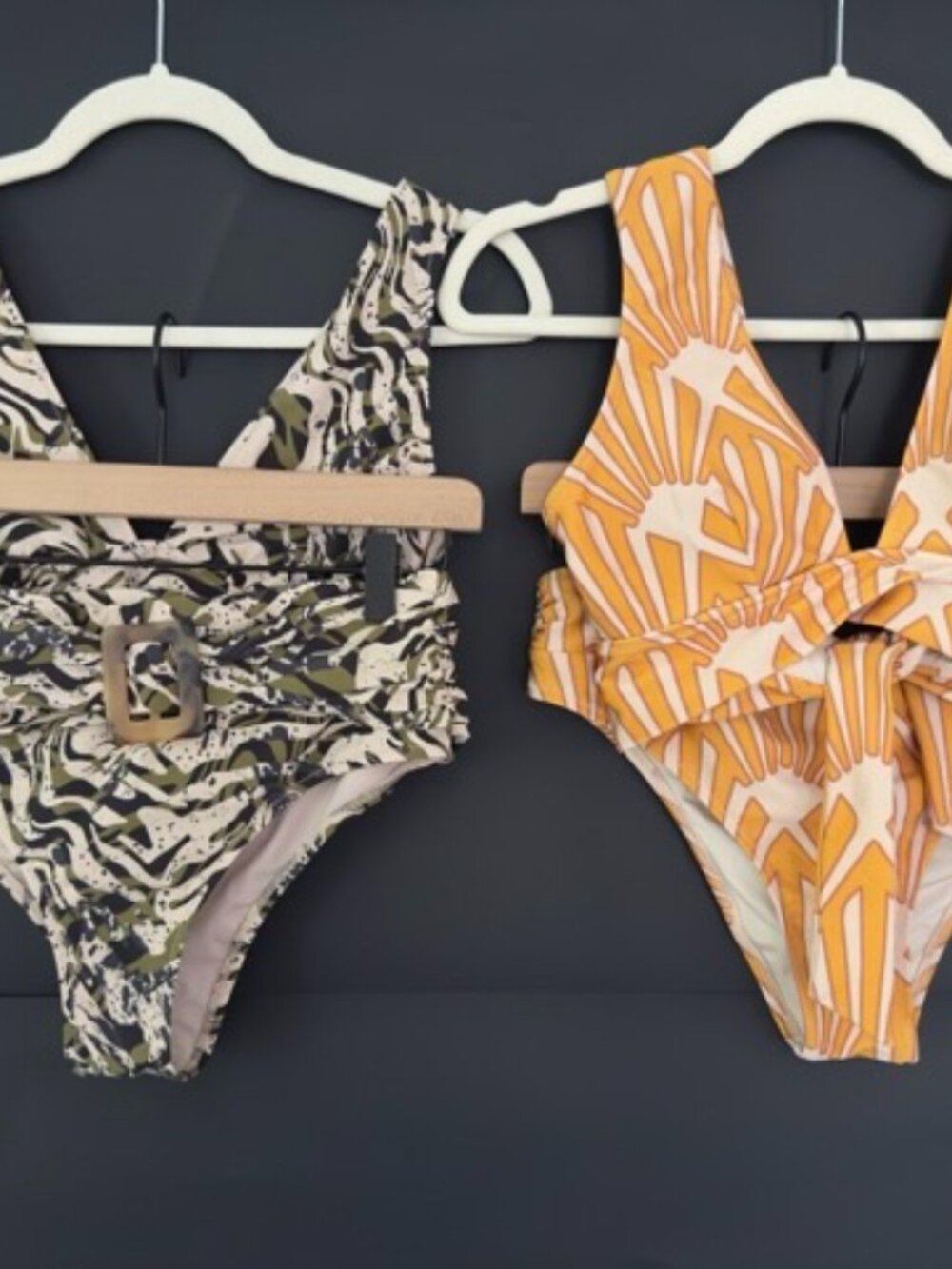 ZINGARA High-Waisted Swim Set (2 Sets) Jungle & Yellow
